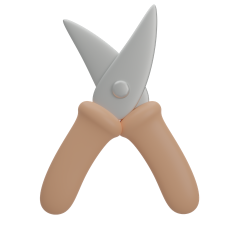 Garden Shears  3D Illustration