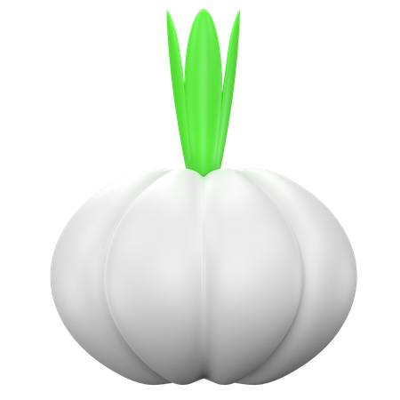 Garlic  3D Icon