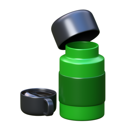 Garrafa térmica  3D Icon