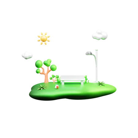 Garten  3D Icon