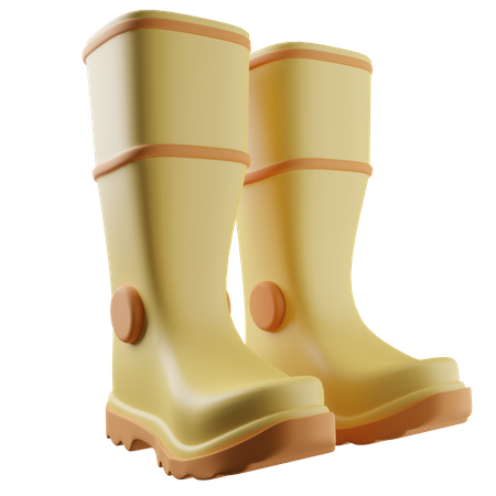 Gartenstiefel  3D Icon