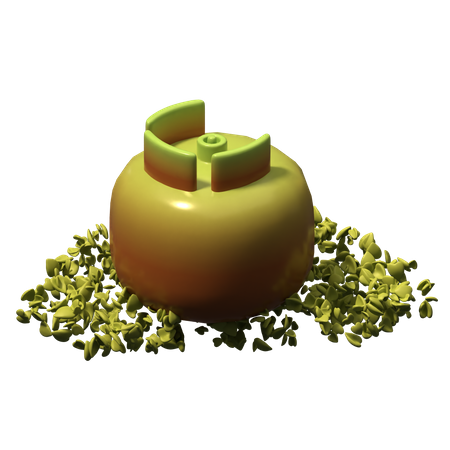 Gas Cylinder  3D Icon