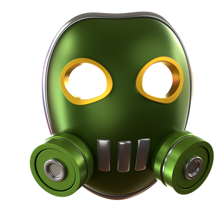 Gas Mask  3D Icon