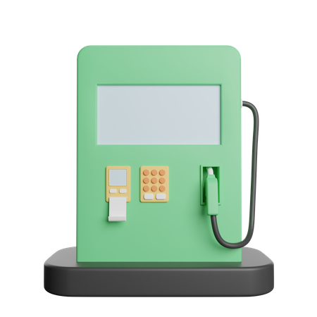 Gas Station  3D Illustration