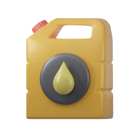 Gasoline Jar  3D Icon