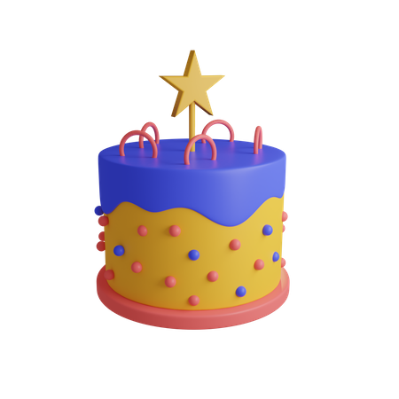 Gâteau  3D Icon