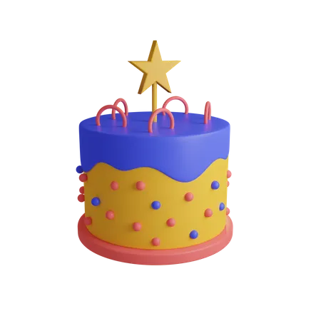 Gâteau  3D Icon