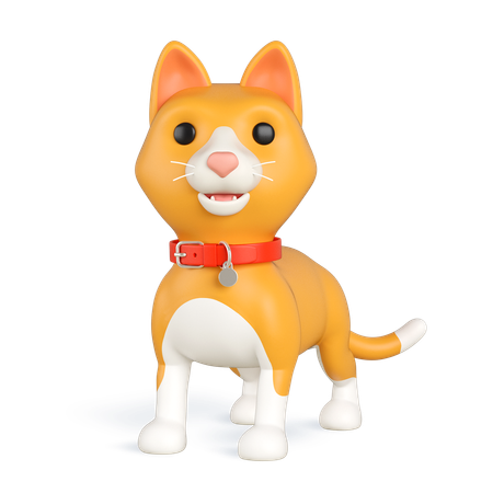 Gato  3D Icon