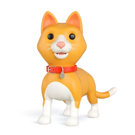 Gato  3D Icon