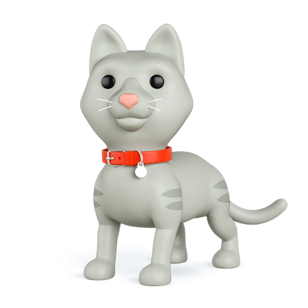 Gato  3D Icon