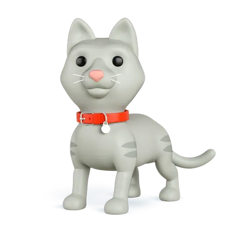 Gato  3D Icon