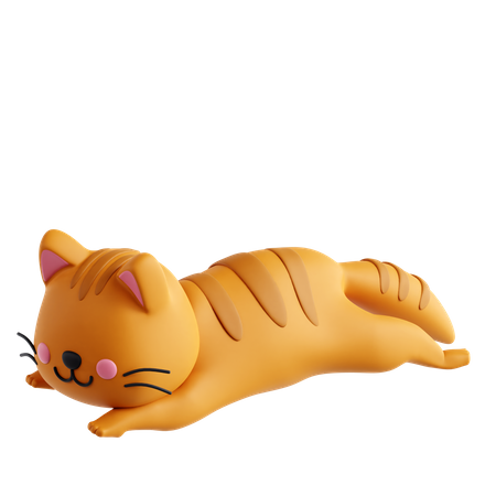 Gato durmiendo  3D Icon