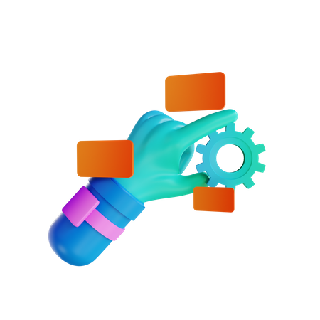 Gear  3D Illustration