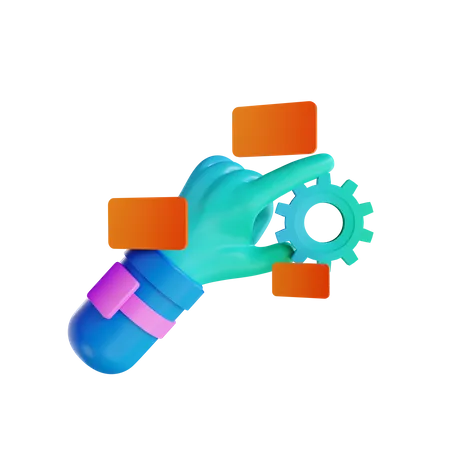 Gear  3D Illustration