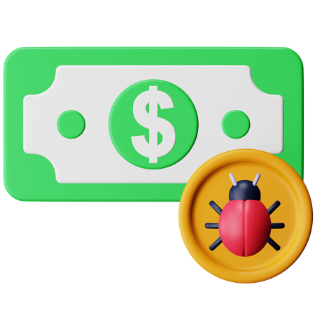 Geld hacken  3D Icon