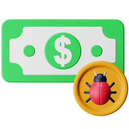 Geld hacken  3D Icon