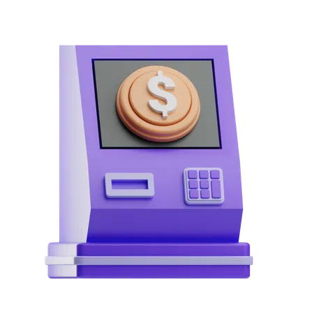 Geldautomat  3D Icon