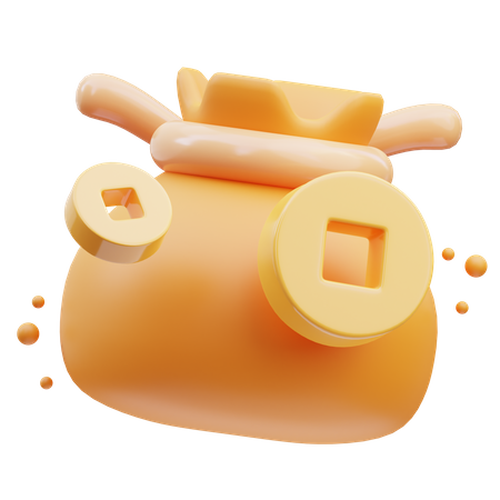 Geldtasche  3D Icon