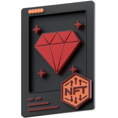 Gemme nft  3D Icon