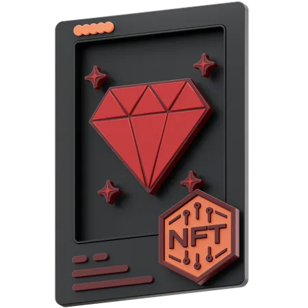 Gemme nft  3D Icon