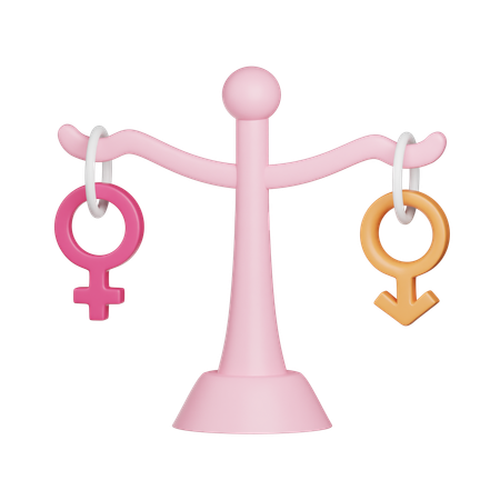 Gender Equality  3D Icon