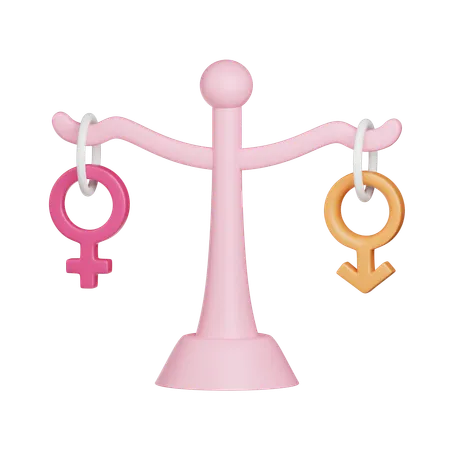 Gender Equality  3D Icon