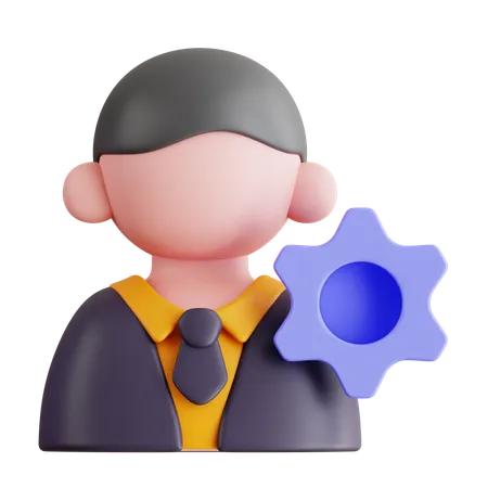 Directeur  3D Icon