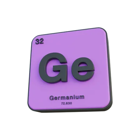 Germanium  3D Illustration