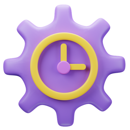 Gestión del tiempo  3D Icon