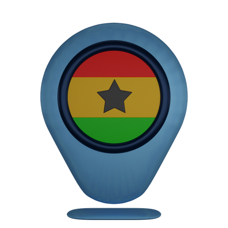 Ghana  3D Icon