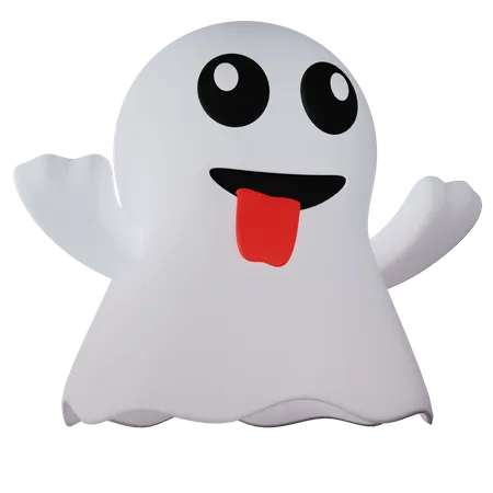 Ghost Emoji  3D Icon