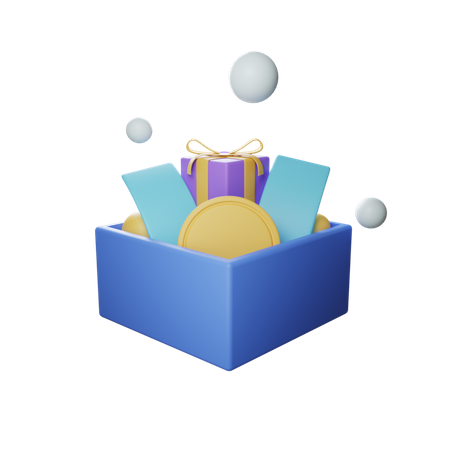 Gift Box  3D Illustration