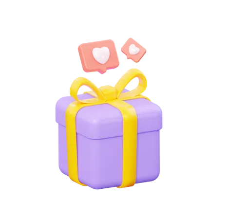 Gift Box  3D Illustration