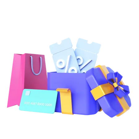 Gift Box  3D Illustration