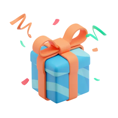 Gift Box Presents Decoration  3D Icon