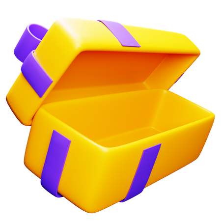 Gift Box Rectange  3D Icon