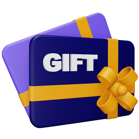 Gift Card  3D Icon