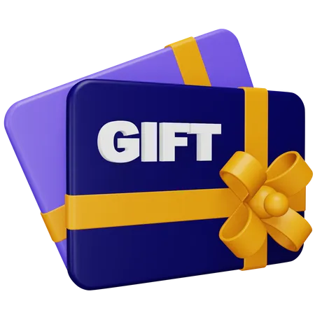 Gift Card  3D Icon