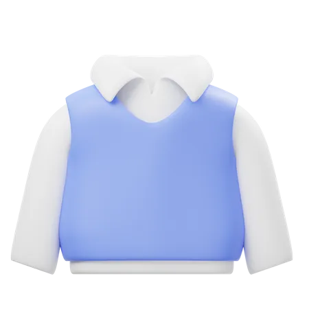 Pull gilet  3D Icon