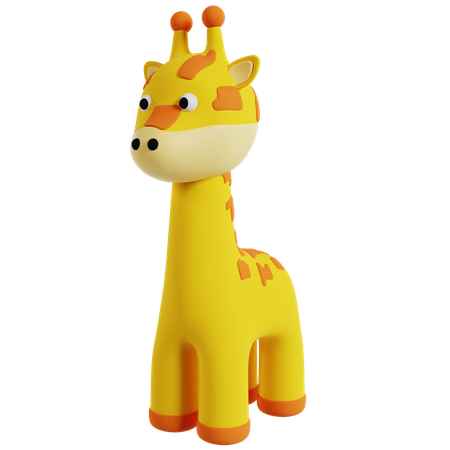 Figura de brinquedo girafa  3D Icon