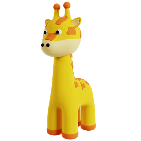 Figura de brinquedo girafa  3D Icon