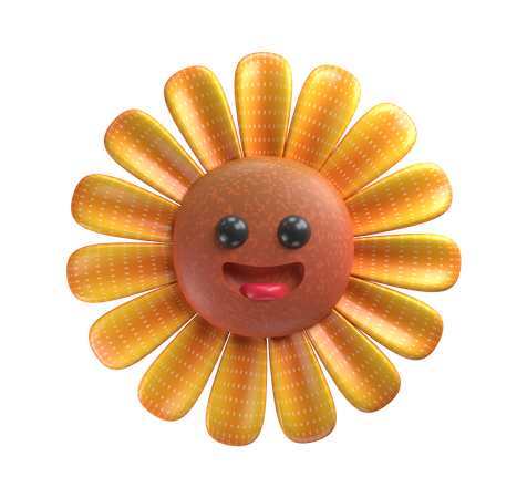 Girasol  3D Emoji