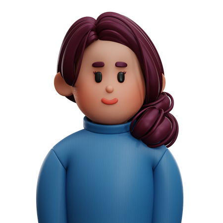 Girl Avatar  3D Icon