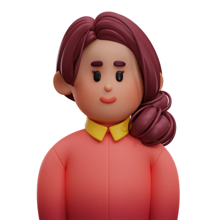 Girl Avatar  3D Icon