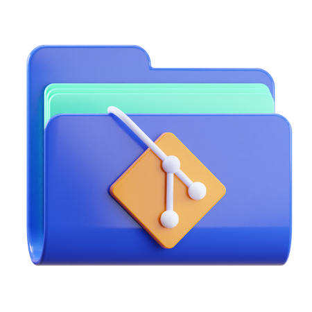 Git  3D Icon