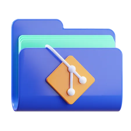 Git  3D Icon