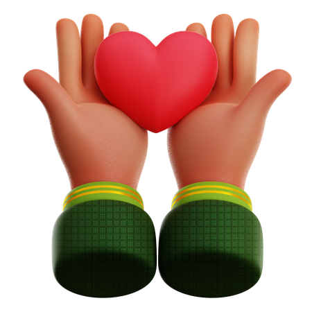 GIVE LOVE  3D Icon