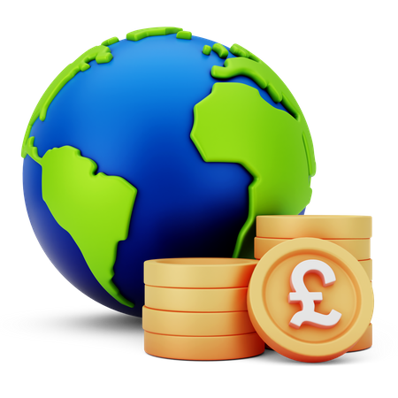 Global Currency  3D Icon