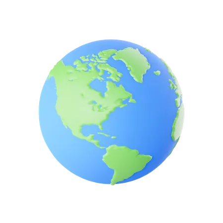 Globe  3D Icon