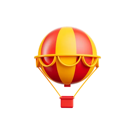 Globo aerostático  3D Icon